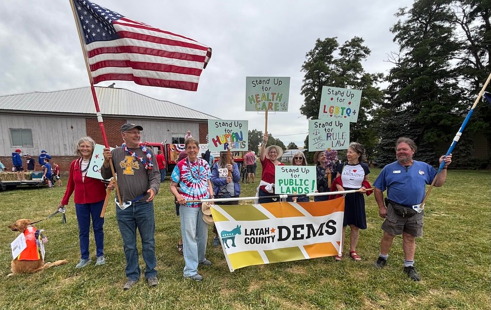 Latah Dems at the Johnson Parade in 2025